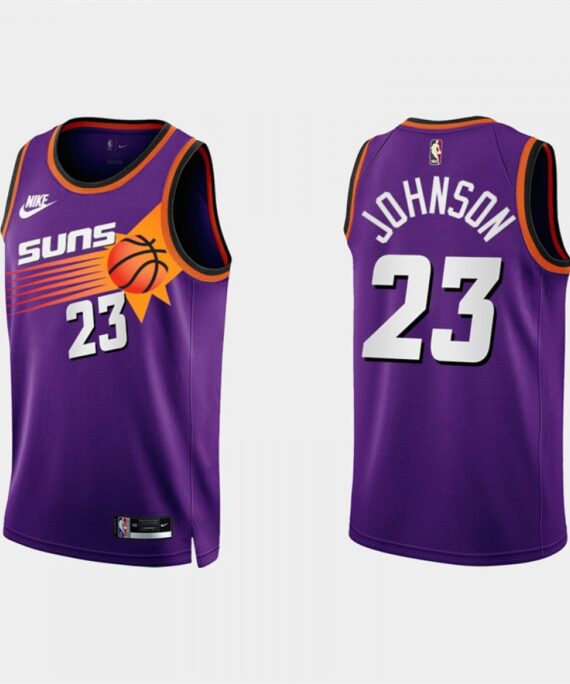 Cameron Johnson Basketball Jersey #23 Phoenix Suns 2023 Purple Classic Edition