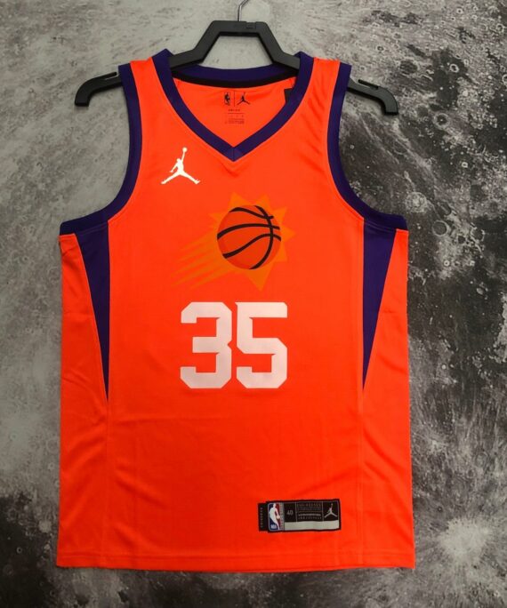 Kevin Durant Basketball Jersey #35 Phoenix Suns Jordan Limited Edition Orange