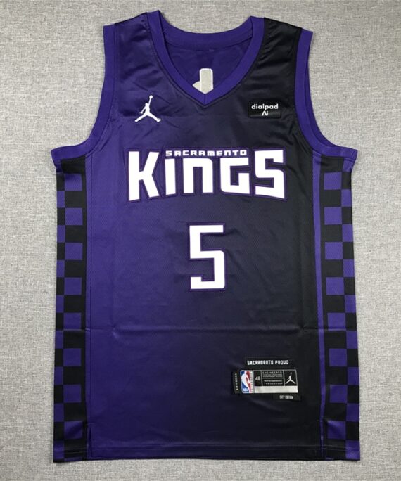 De’Aaron Fox Basketball #5 Jersey Sacramento Kings