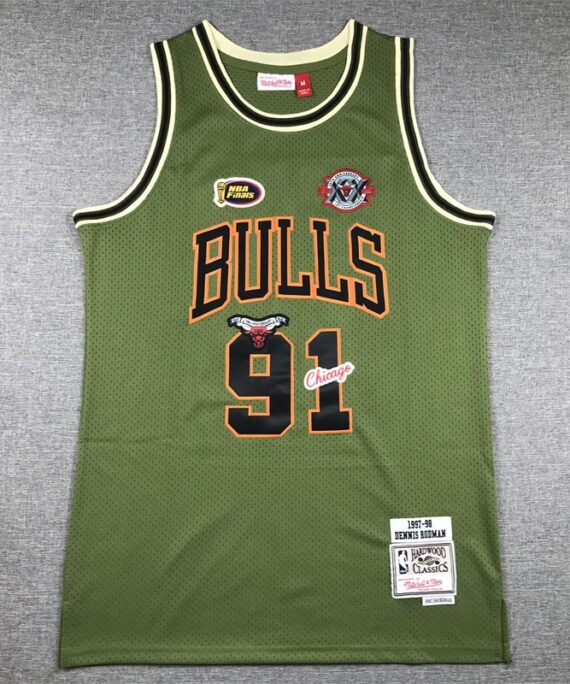 Dennis Rodman Basketball #91 Jersey Chicago Bulls NBA Flight