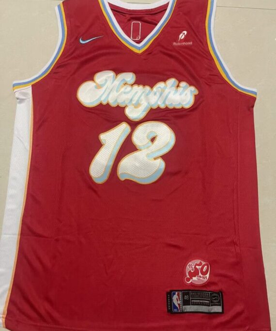Ja Morant Basketball #12 Jersey Grizzlies The City 2025