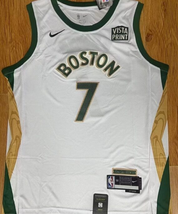 Jaylen Brown Basketball #7 Jersey Celtics The City 2024