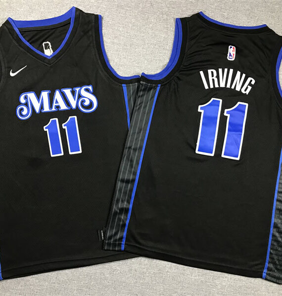 Child Kyrie Irving Basketball #11 Jersey Mavericks The City 2024