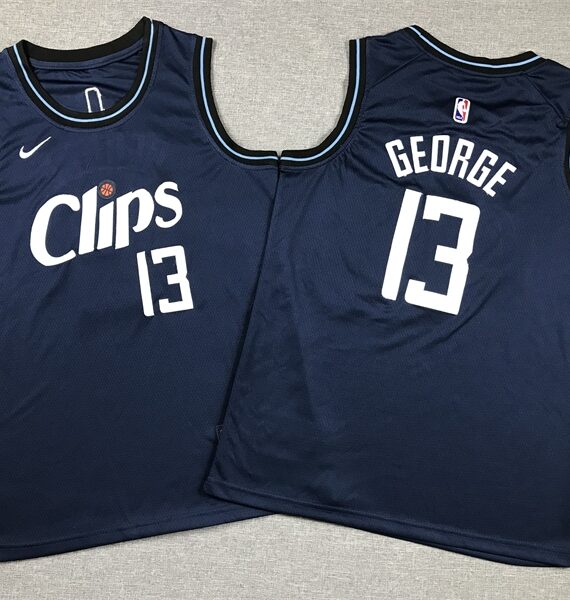 Paul George Basketball #13 Jersey Clippers The City 2024