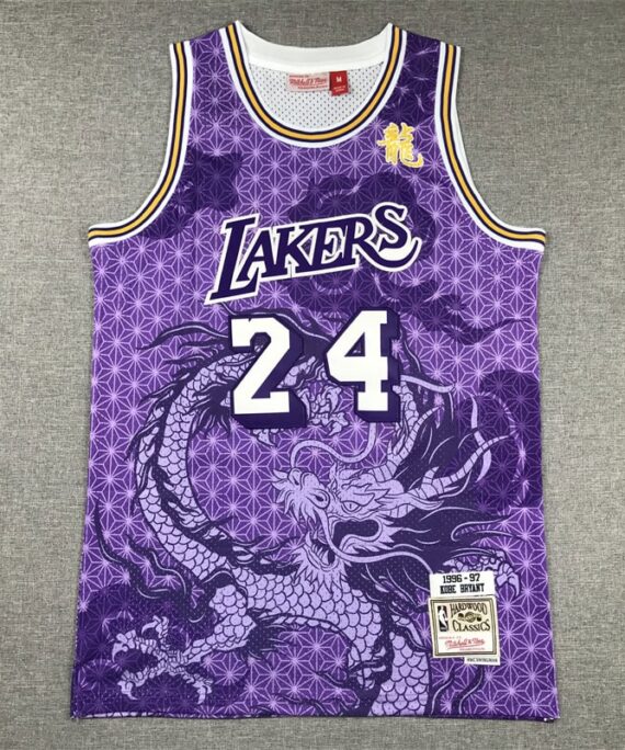 Kobe Bryant Basketball #24 Jersey Los Angeles Lakers 1996/97 Lunar New Year