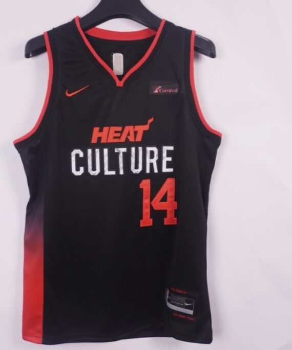 Child Tyler Herro Basketball #14 Jersey Heat The City 2024