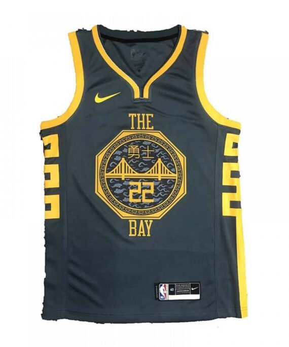 Andrew Wiggins Basketball Jersey #22 Golden State Warriors 2018 Black