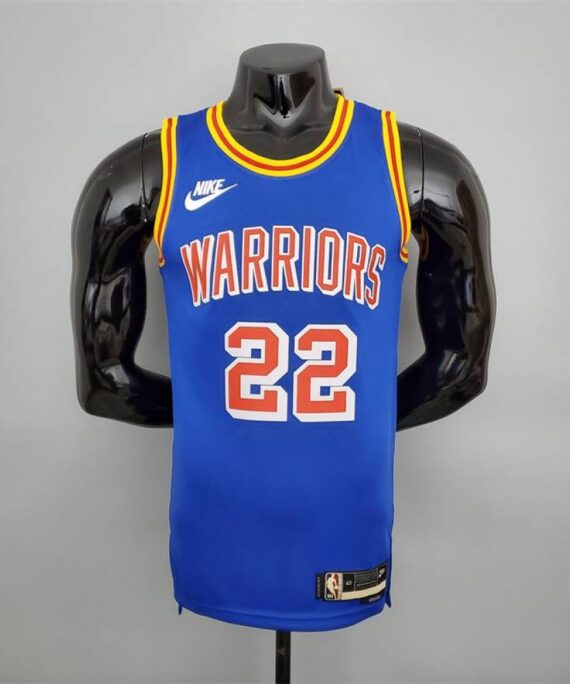 Andrew Wiggins Basketball Jersey #22 Golden State Warriors 75th Anniversary Edition Classic Edition Blue