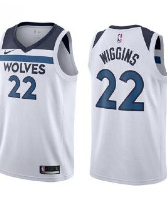 Andrew Wiggins Basketball Jersey #22 Minnesota Timberwolves 17/18 White Association