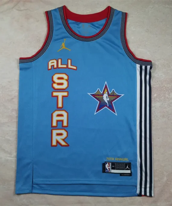 Anthony Edwards Basketball #5 Jersey All-Star 2025 Light Blue