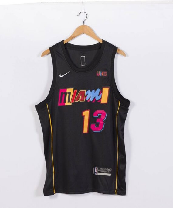 Bam Adebayo Basketball Jersey #13 Miami Heat 2022 Black