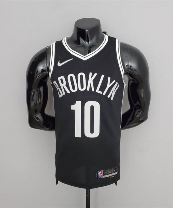 Ben Simmons Basketball Jersey #10 Brooklyn Nets 75th Anniversary Edition Black