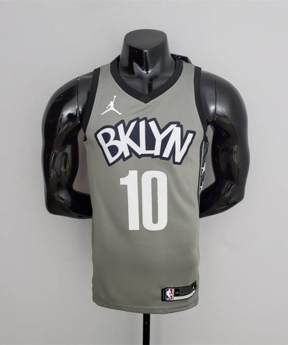 Ben Simmons Basketball Jersey #10 Brooklyn Nets Flyer Edition Gray