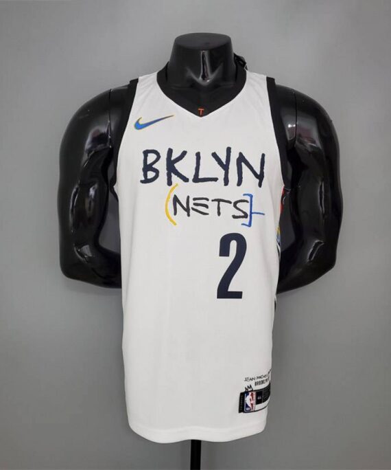 Blake Griffin Basketball Jersey #2 Brooklyn Nets Graffiti White
