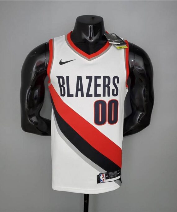 Carmelo Anthony Basketball Jersey #00 Portland Trail Blazers 2021 White