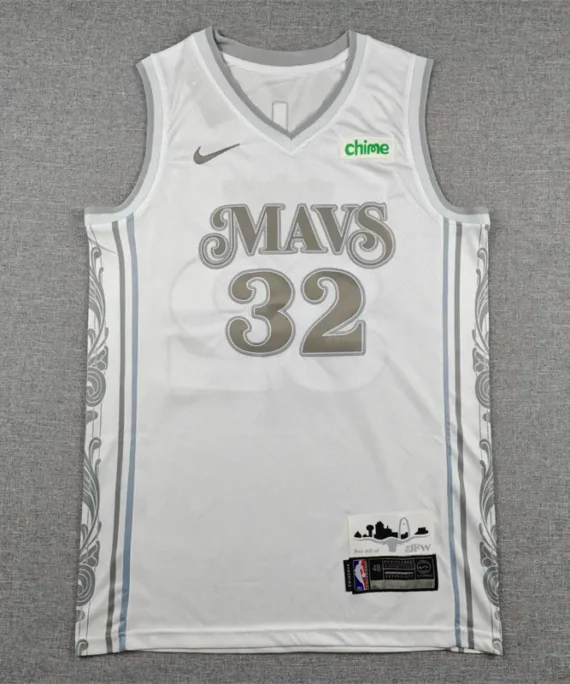 Cooper Flagg Basketball Jersey #32 Dallas Mavericks 2025 White City Edition