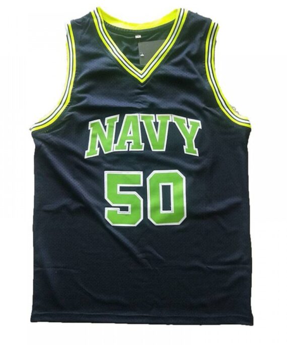 David Robinson Basketball Jersey #50 San Antonio Spurs Classic Edition High School Black