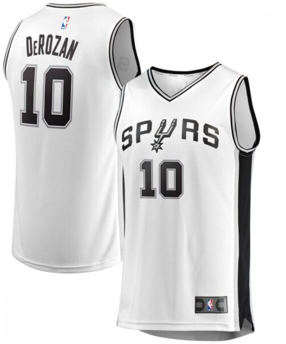 DeMar DeRozan Basketball Jersey #10 San Antonio Spurs 17/18 White Association Edition