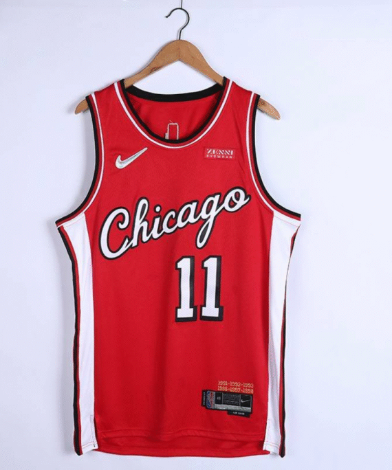 DeMar DeRozan Basketball Jersey #11 Chicago Bulls 2022 City Edition Red