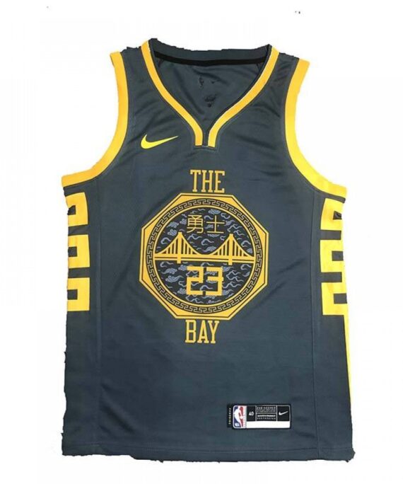 Draymond Green Basketball Jersey #23 Golden State Warriors 2018 Black