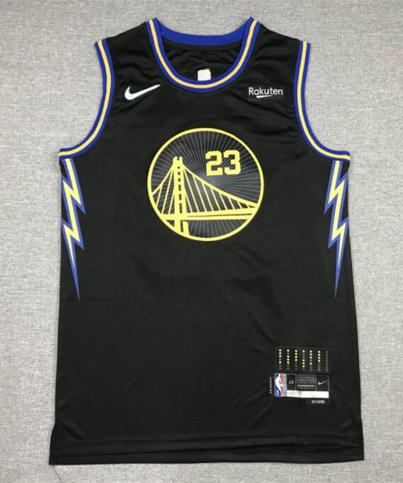 Draymond Green Basketball Jersey #23 Golden State Warriors 2022 City Edition Black
