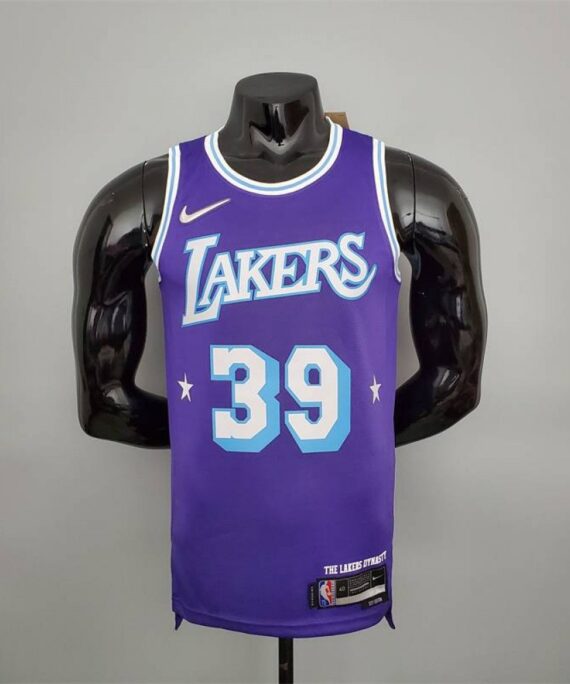 Dwight Howard Basketball Jersey #39 Los Angeles Lakers 2022 City Edition Purple