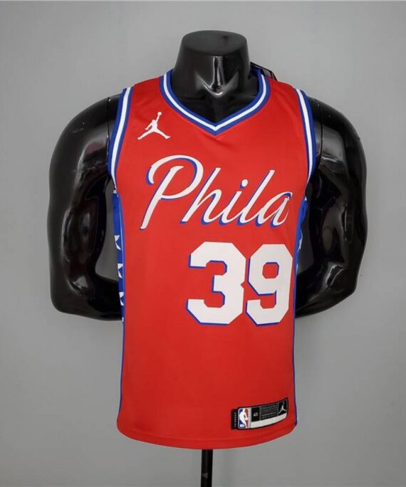Dwight Howard Basketball Jersey #39 Philadelphia 76ers Jordan Themed Red