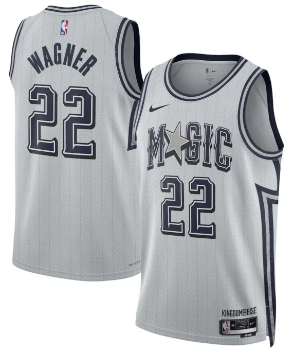 Franz Wagner Basketball #22 Jersey Orlando Magic 2025 Gray City Edition