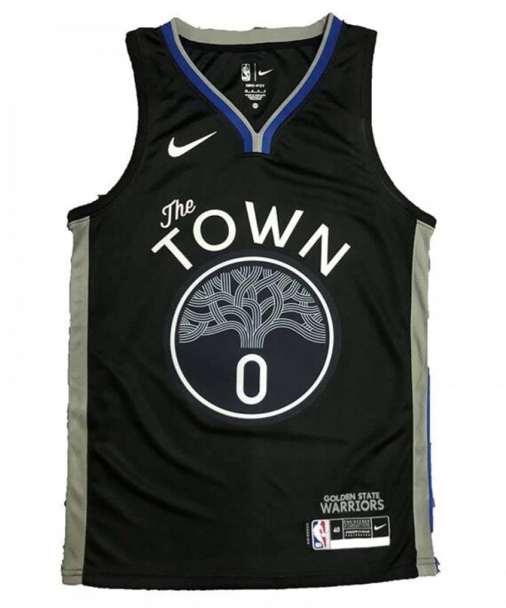 Gary Payton II Basketball Jersey #0 Golden State Warriors 2020 Black
