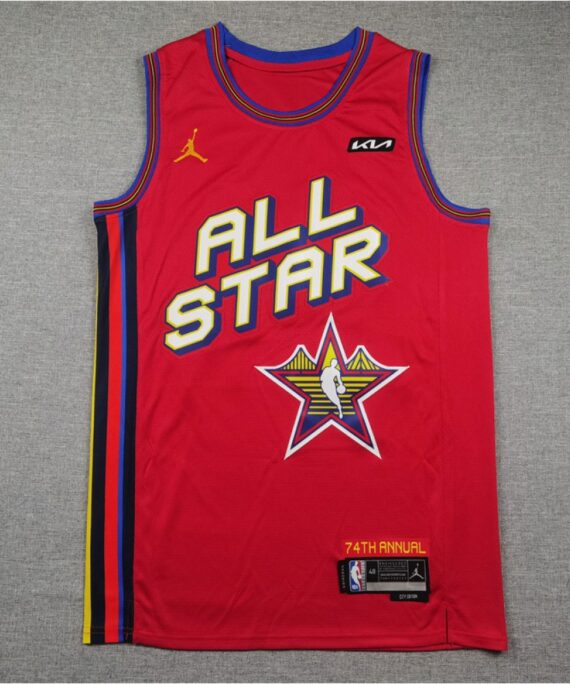 Giannis Antetokounmpo Basketball #34 Jersey All-Star 2025 Red