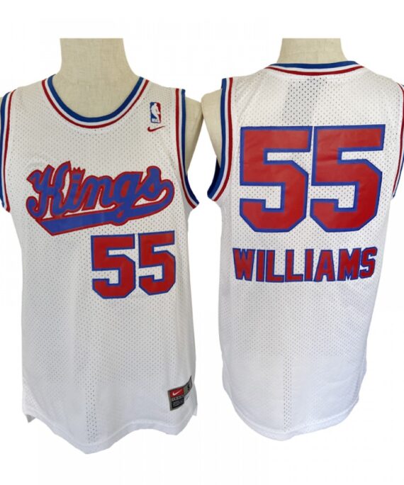 Jason Williams Basketball Jersey #55 Sacramento Kings White Classic Edition