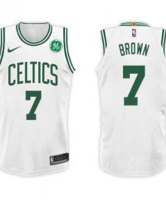 Jaylen Brown Basketball Jersey #7 Boston Celtics 17/18 White
