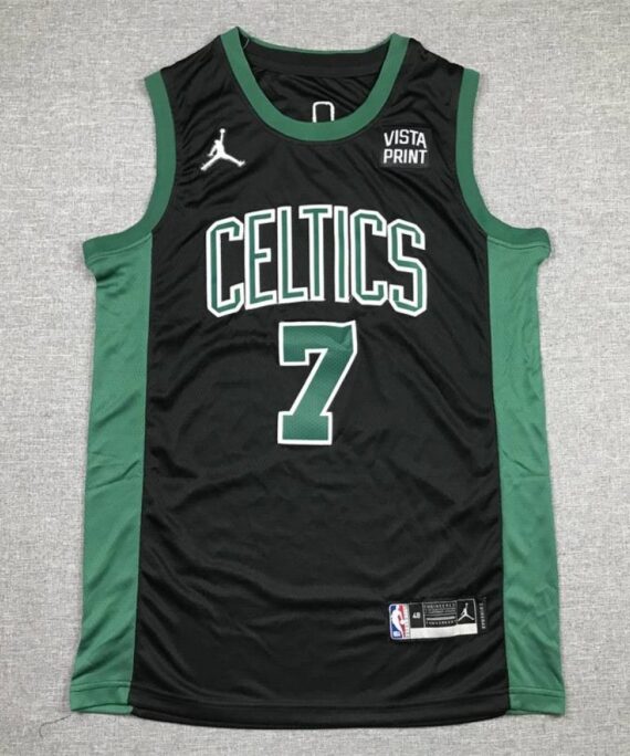 Jaylen Brown Basketball Jersey #7 Boston Celtics Black