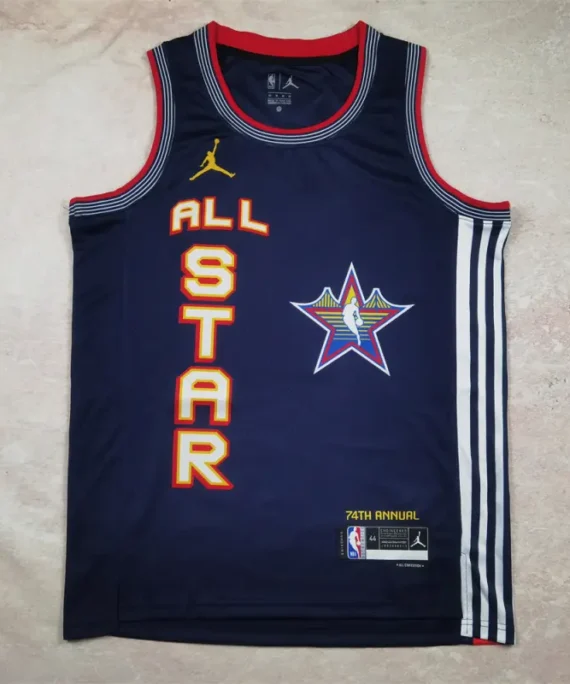 Jayson Tatum Basketball #0 Jersey All-Star 2025 Dark Blue