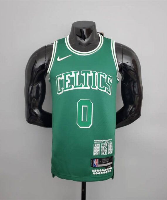 Jayson Tatum Basketball Jersey #0 Boston Celtics 2022 City Edition Green