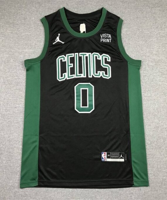 Jayson Tatum Basketball Jersey #0 Boston Celtics 2022 Black