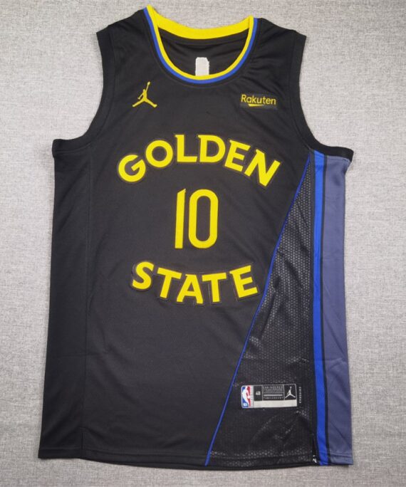 Jimmy Butler Basketball #10 Jersey Golden State Warriors 2025 Statement Edition Black