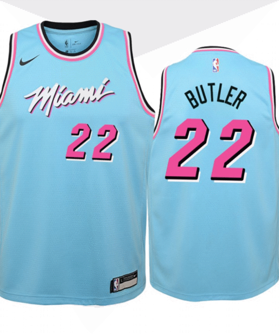 Jimmy Butler Basketball Jersey #22 Miami Heat 2019/20 Blue City Edition