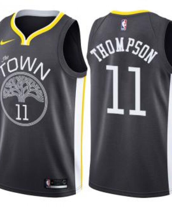 Klay Thompson Basketball #11 Jersey Golden State Warriors 18/19 Black Statement Edition