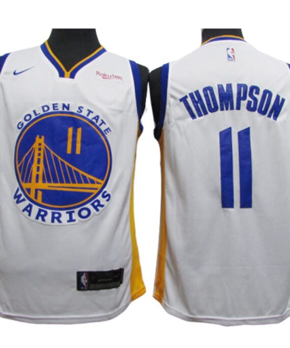 Klay Thompson Basketball #11 Jersey Golden State Warriors 2020 White