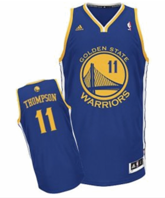 Klay Thompson Basketball #11 Jersey Golden State Warriors Blue