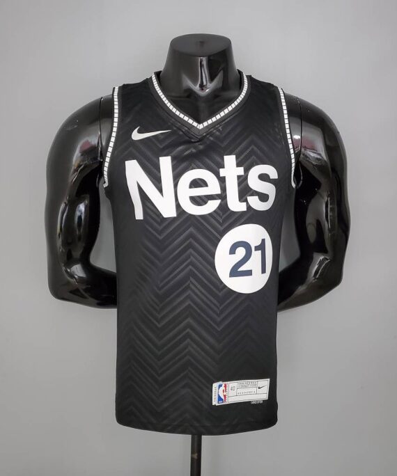 LaMarcus Aldridge Basketball Jersey #21 Brooklyn Nets 2021 Earned Edition Black