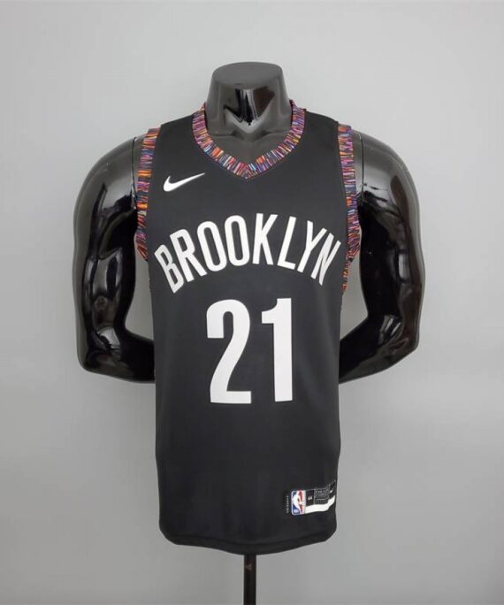 LaMarcus Aldridge Basketball Jersey #21 Brooklyn Nets City Edition Black