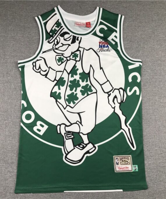 Larry Bird Basketball #33 Jersey Boston Celtics 2020 Green Print Edition