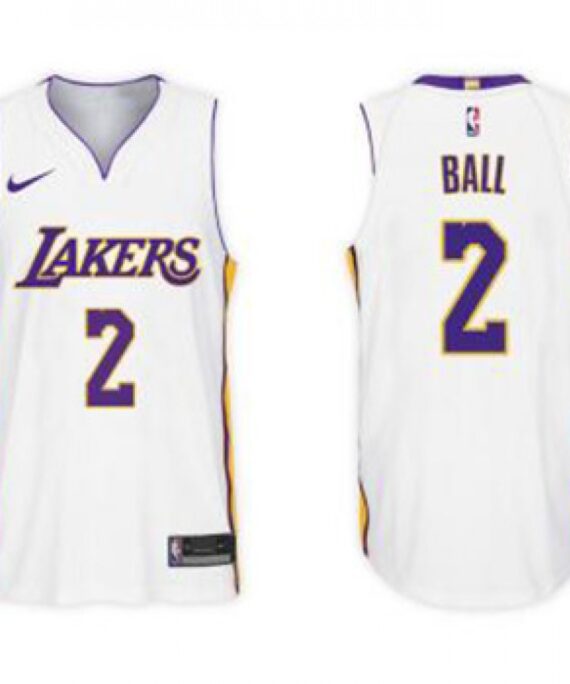 Lonzo Ball Basketball #2 Jersey Los Angeles Lakers 2017/18 White