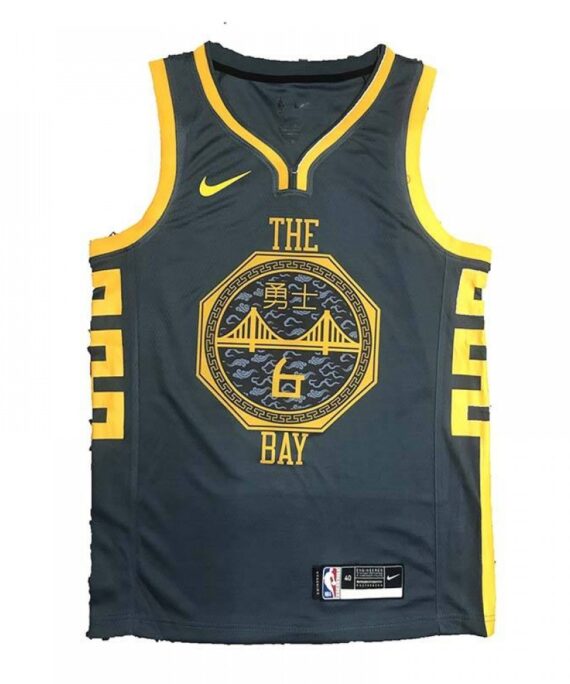 Nick Young Basketball Jersey #6 Golden State Warriors 2018 Black