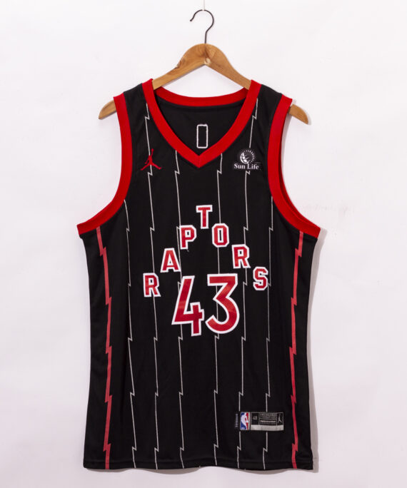 Pascal Siakam Basketball Jersey #43 Toronto Raptors 2021 Black