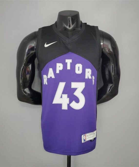 Pascal Siakam Basketball Jersey #43 Toronto Raptors Special Edition Purple/Black