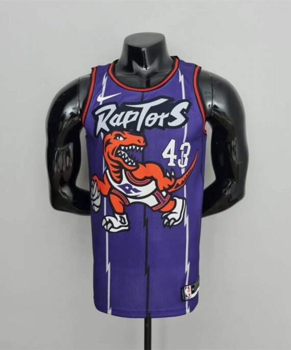 Pascal Siakam Basketball Jersey #43 Toronto Raptors Purple
