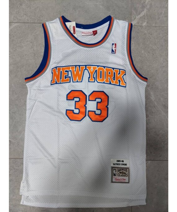 Patrick Ewing Basketball Jersey#33 New York Knicks White Classic Edition